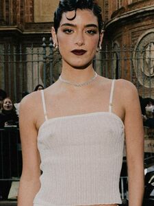 Dixie D 19Amelio Nude See-Through Sweater Set Leaked